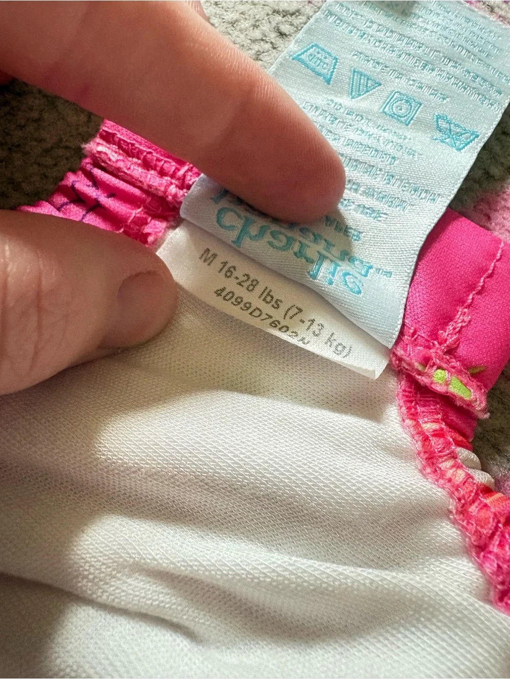 Charlie Banana Mermaid Print “Mermaid Zoe” Swim Diaper with Snaps